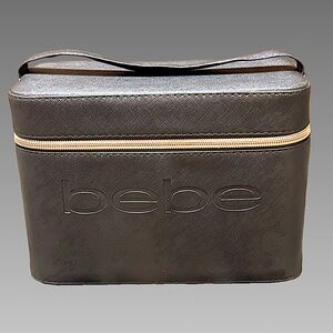 Gently Used Black Bebe Cosmetic Case Box Set